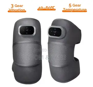 3-in-1 Knee Massager Pad With Heat and Vibration Functions