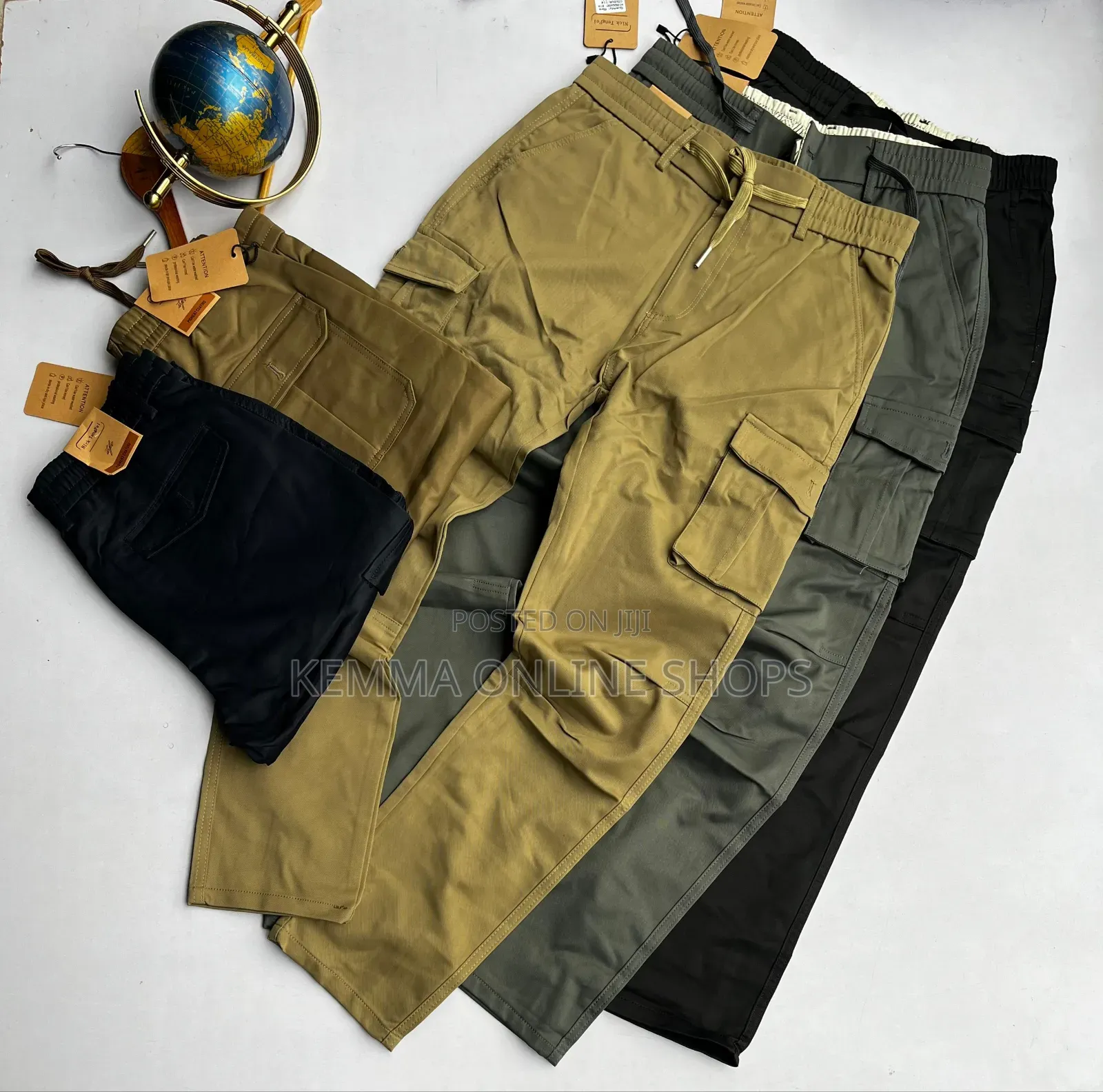 Cargo Zipper Travel Pants