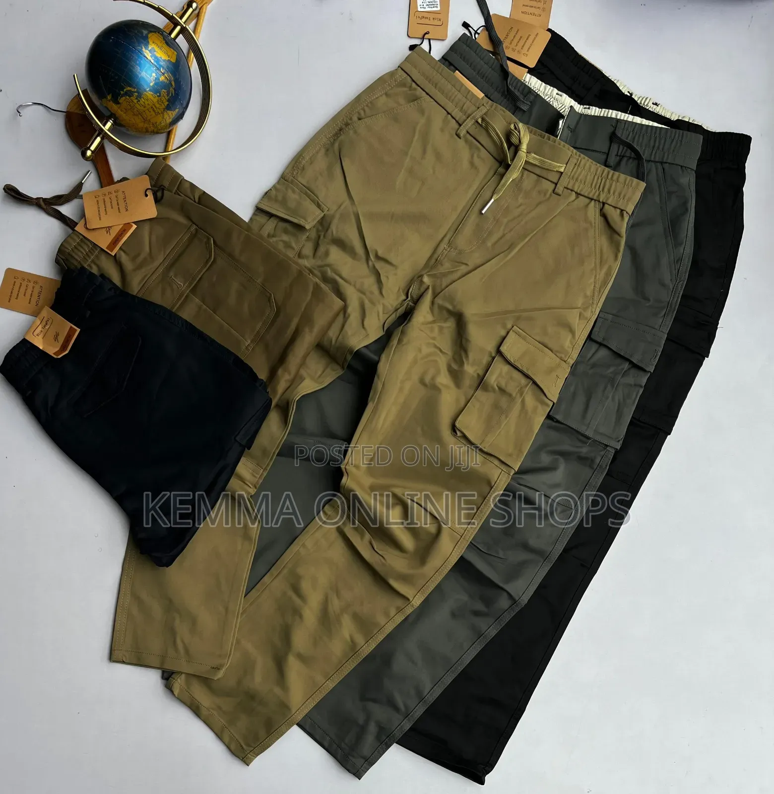 Cargo Zipper Travel Pants
