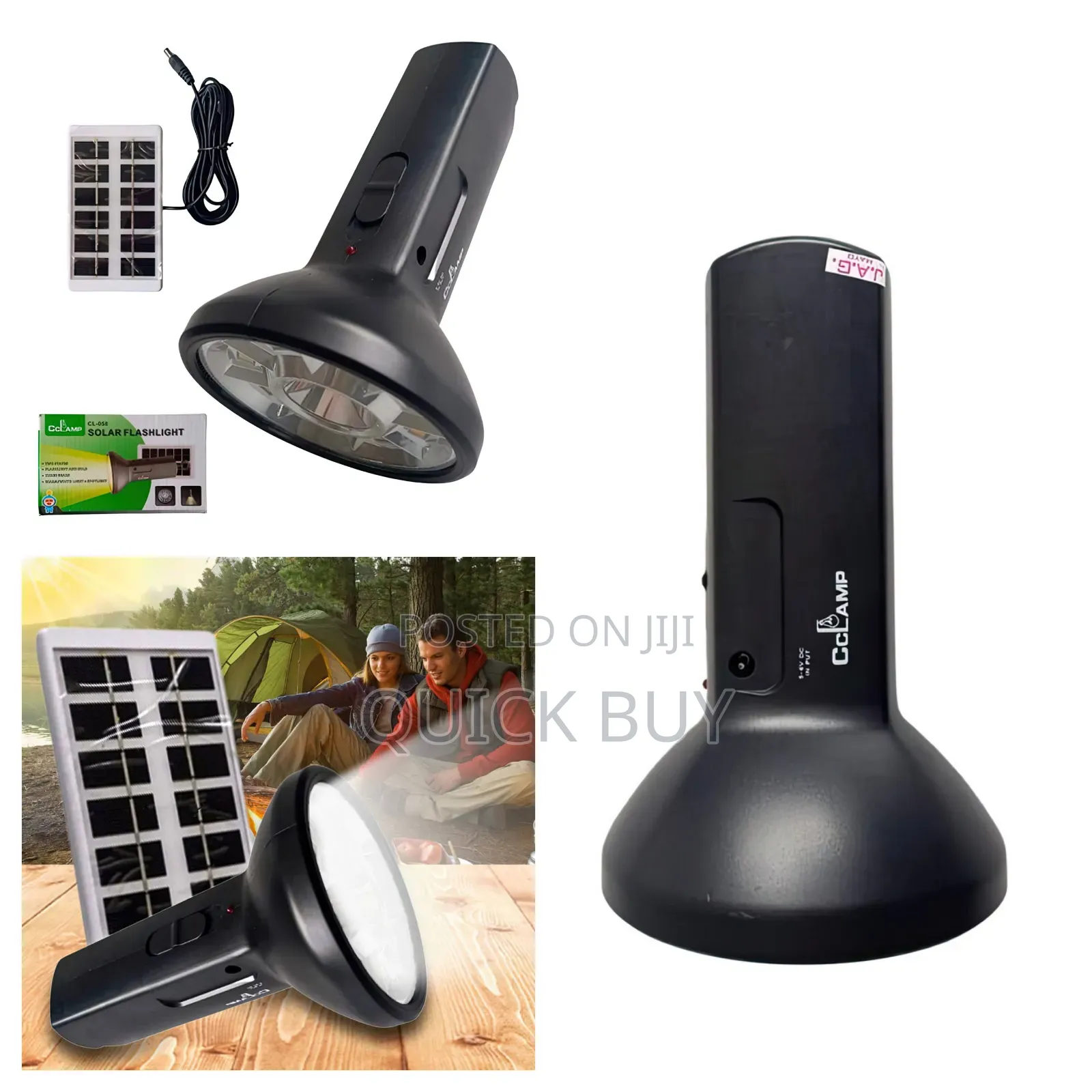 New Cclamp Cl-058 Solar Flashlight.