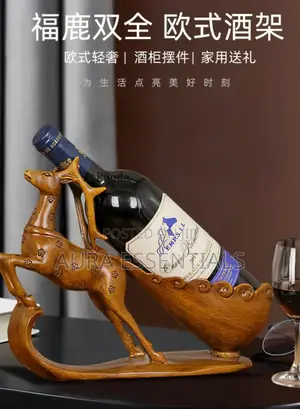 Deer-Shaped Wine Bottle Holder
