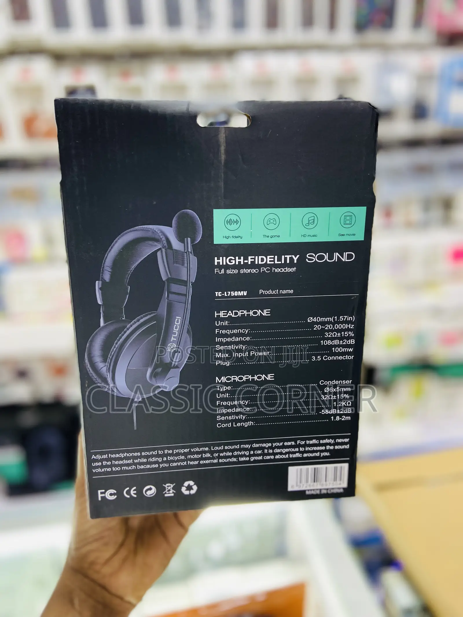 Tc-L750mv Gaming Headset