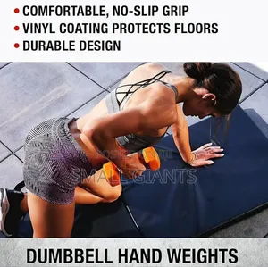 4 Kg Pair Vinyl-Coated Dumbbells.