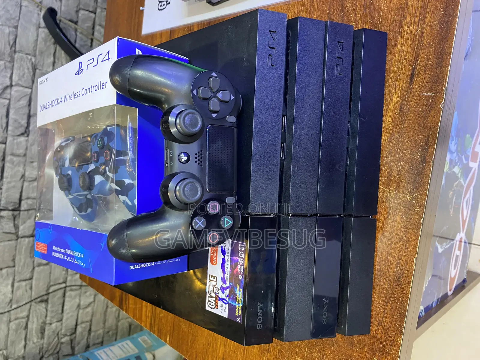 Holiday Ps4 Standard Deal: 2 Controllers, 8 Games, Cords, Wired