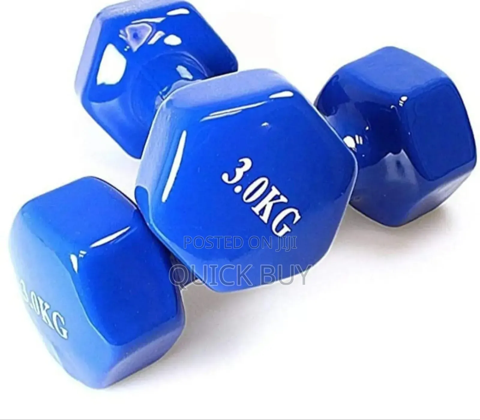 Premium Quality 3kg Vinyl Dumbbell 2 PCS