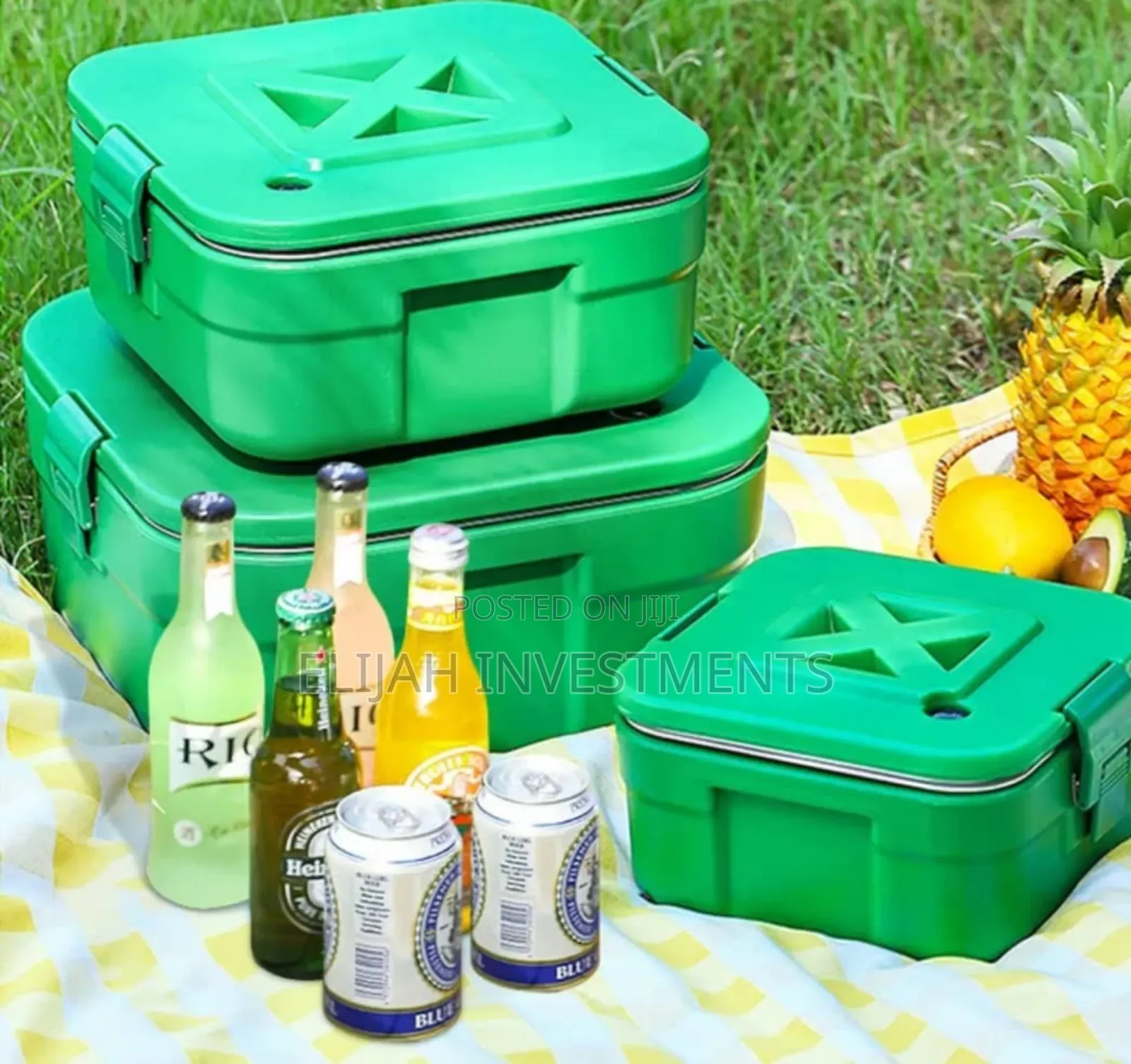 3 Piece Of 2.5l/5l/10l Insulated Water Cooler Ice Chiller Boxes