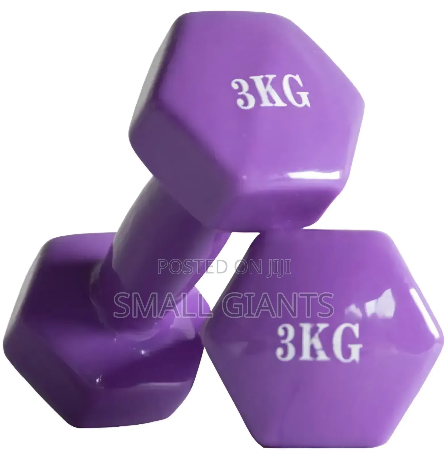 Premium Quality 3kg Vinyl Dumbbell 2 PCS