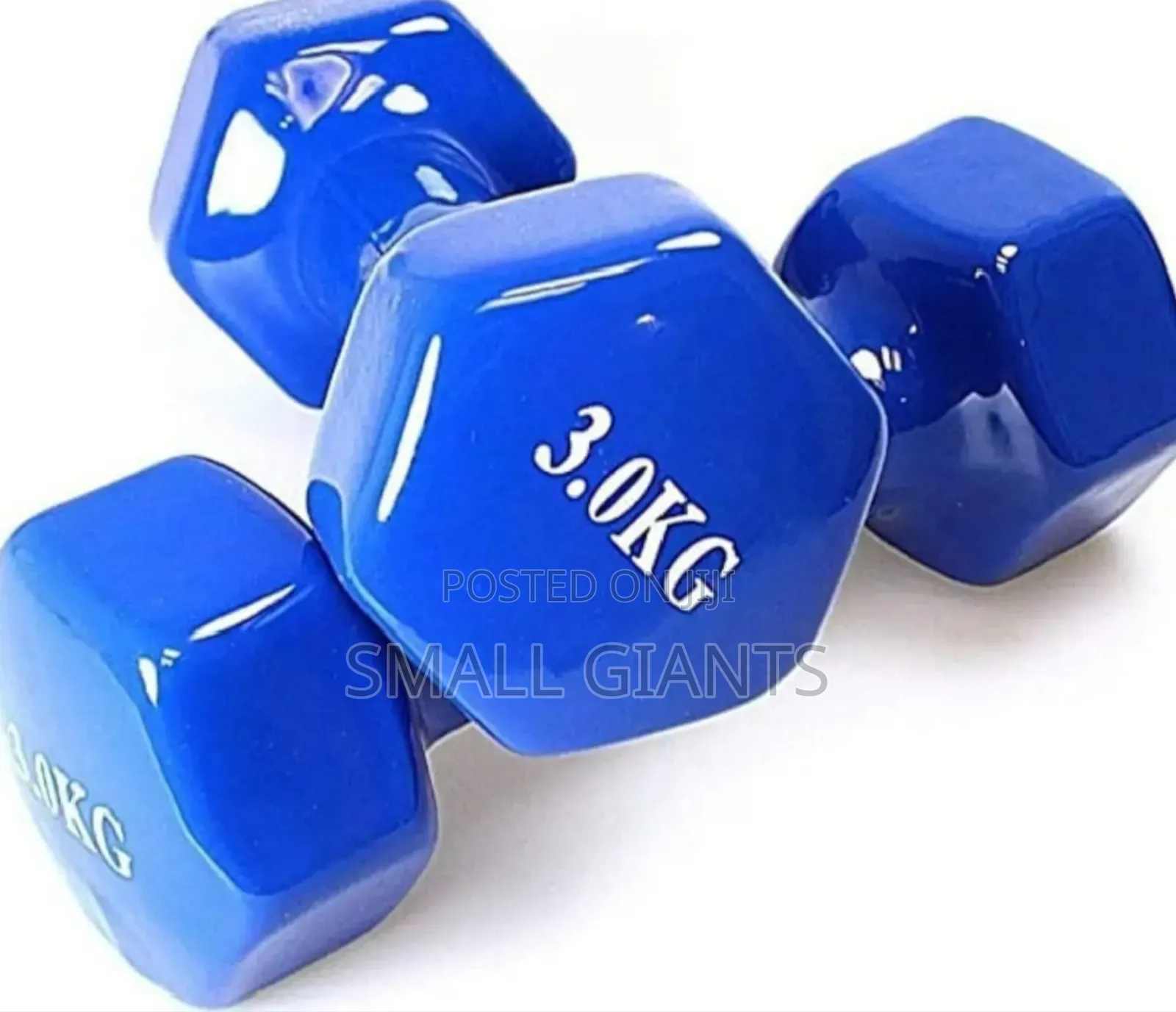 Premium Quality 3kg Vinyl Dumbbell 2 PCS