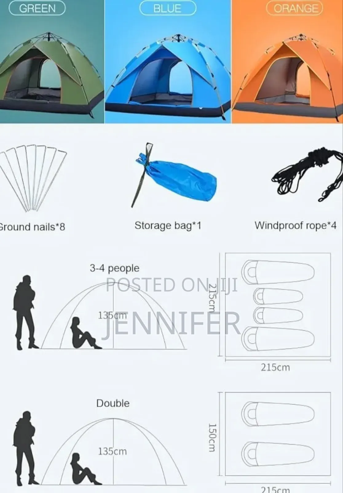 Fully Automatic Camping Tent