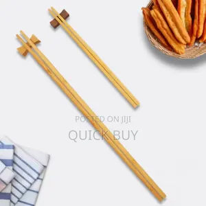 5pairs Of Bamboo Chop Sticks