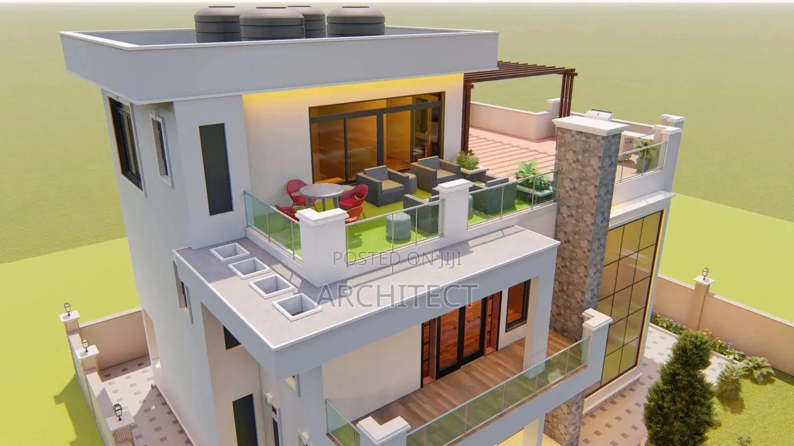 Modern Contemporary 1-Storey House Fit for 50x100ft Plot