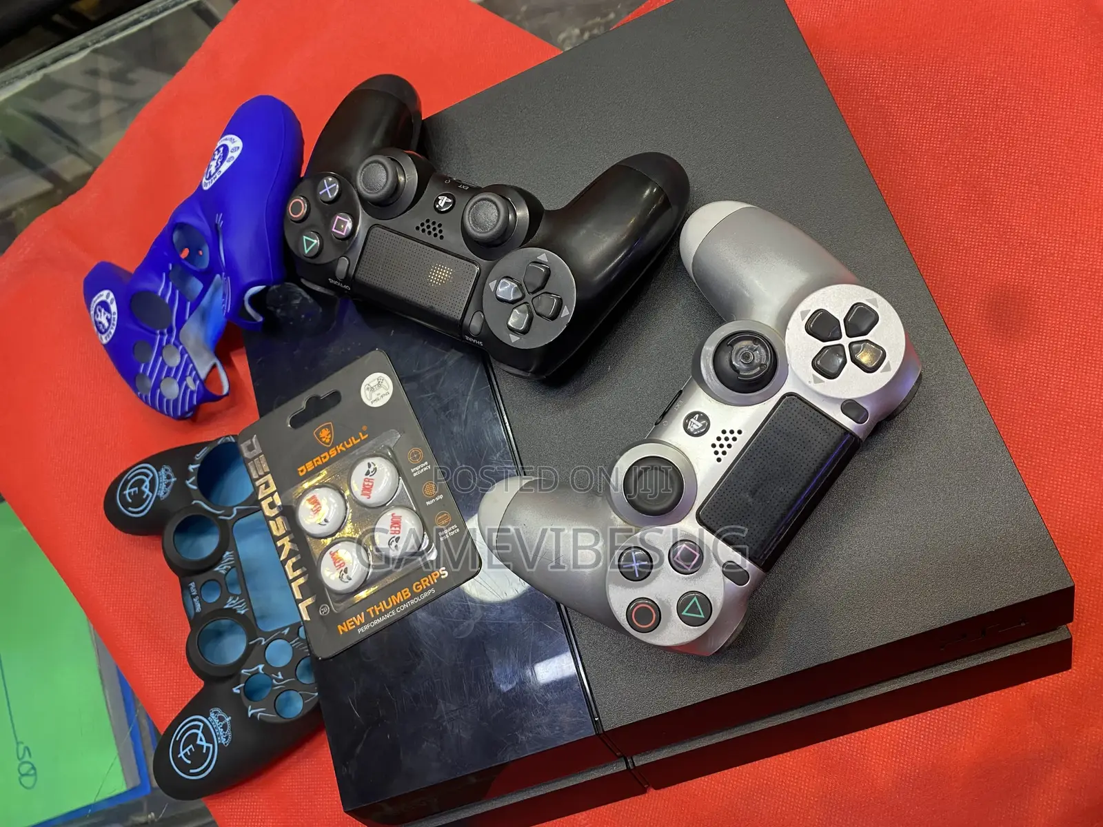 Sony Ps4 Standard Edition + 2 Controllers + 8 Best Games All Cables