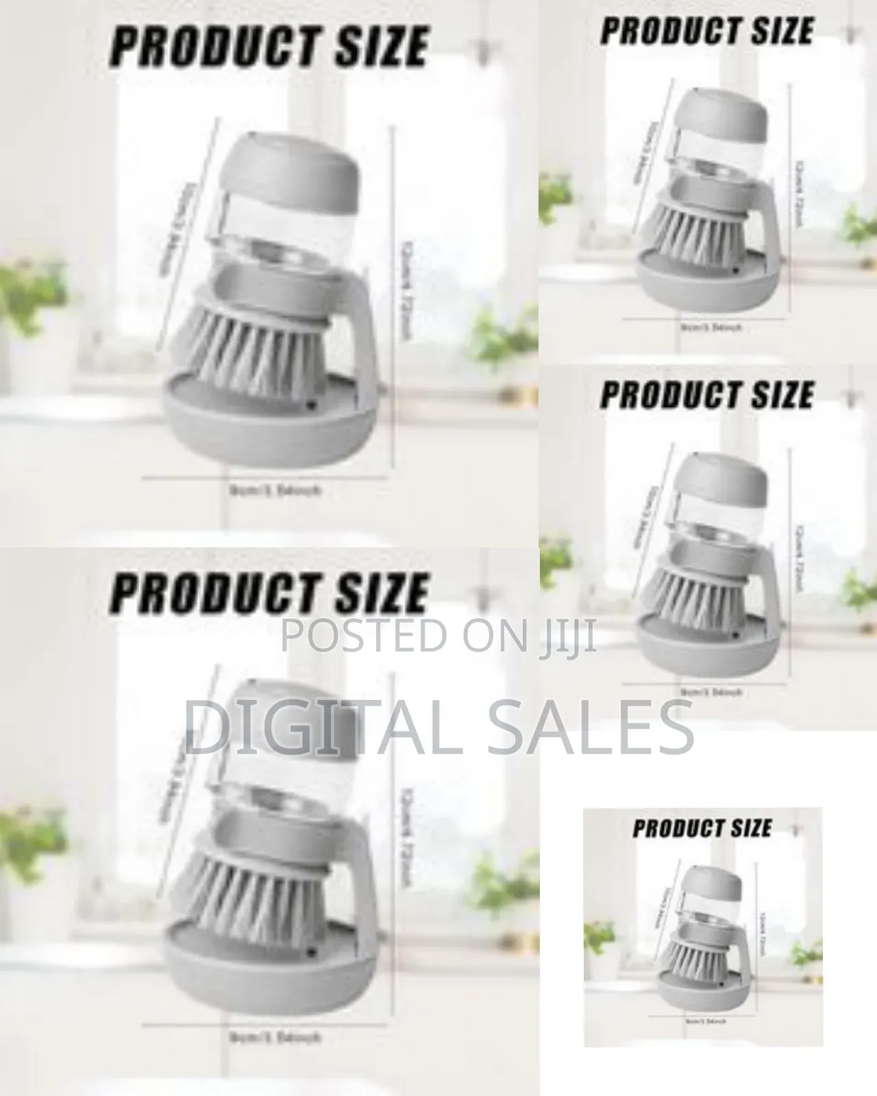 Integrated Soap Dispensing Dish Brush