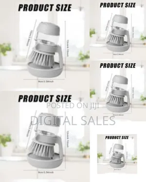 Integrated Soap Dispensing Dish Brush