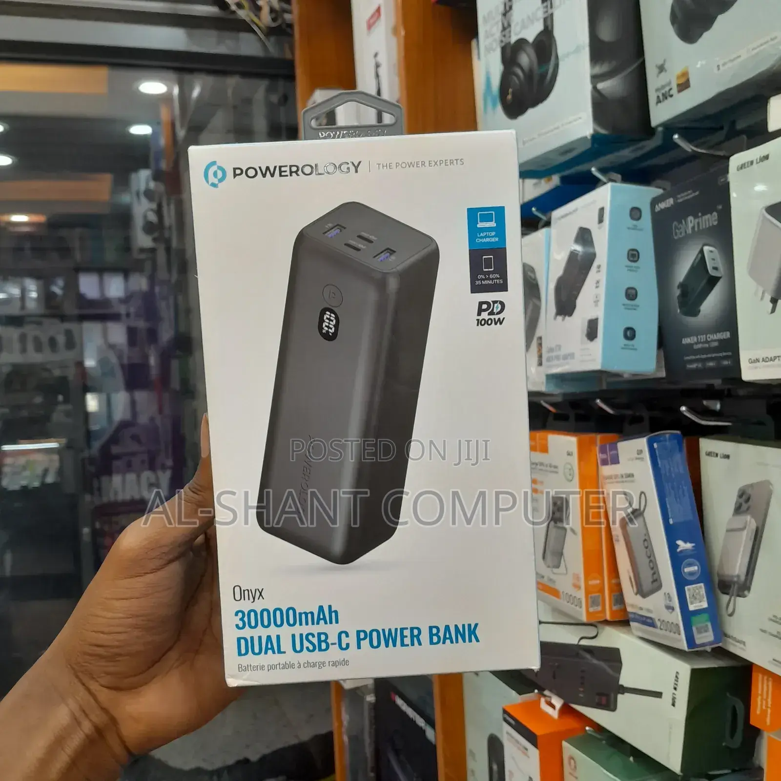 Powerology 3000mah Onyx Power Bank