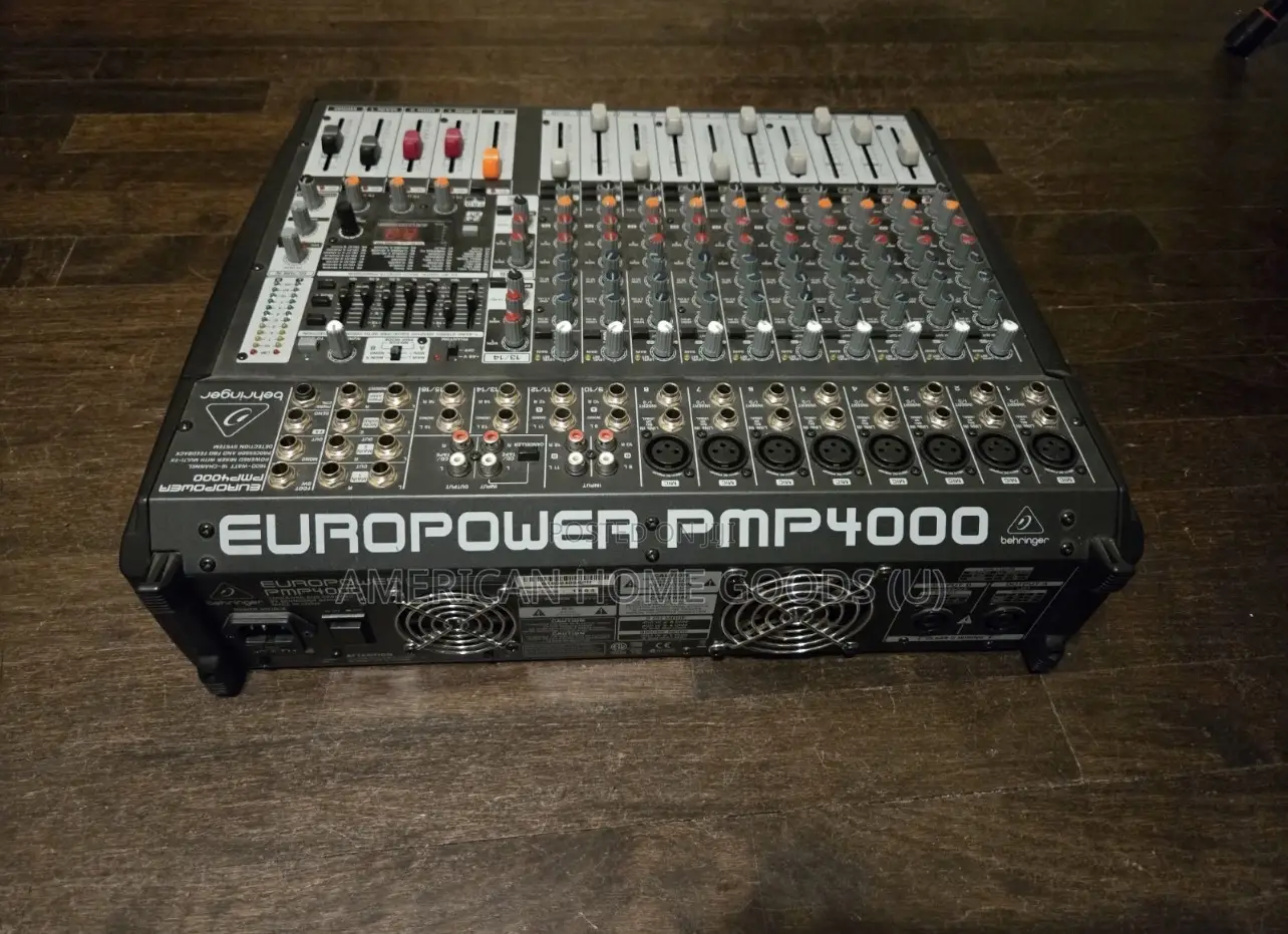 Berhinger Europower Pmp4000 Power Mixer, 16 Channels, 240v, Usb, Fx