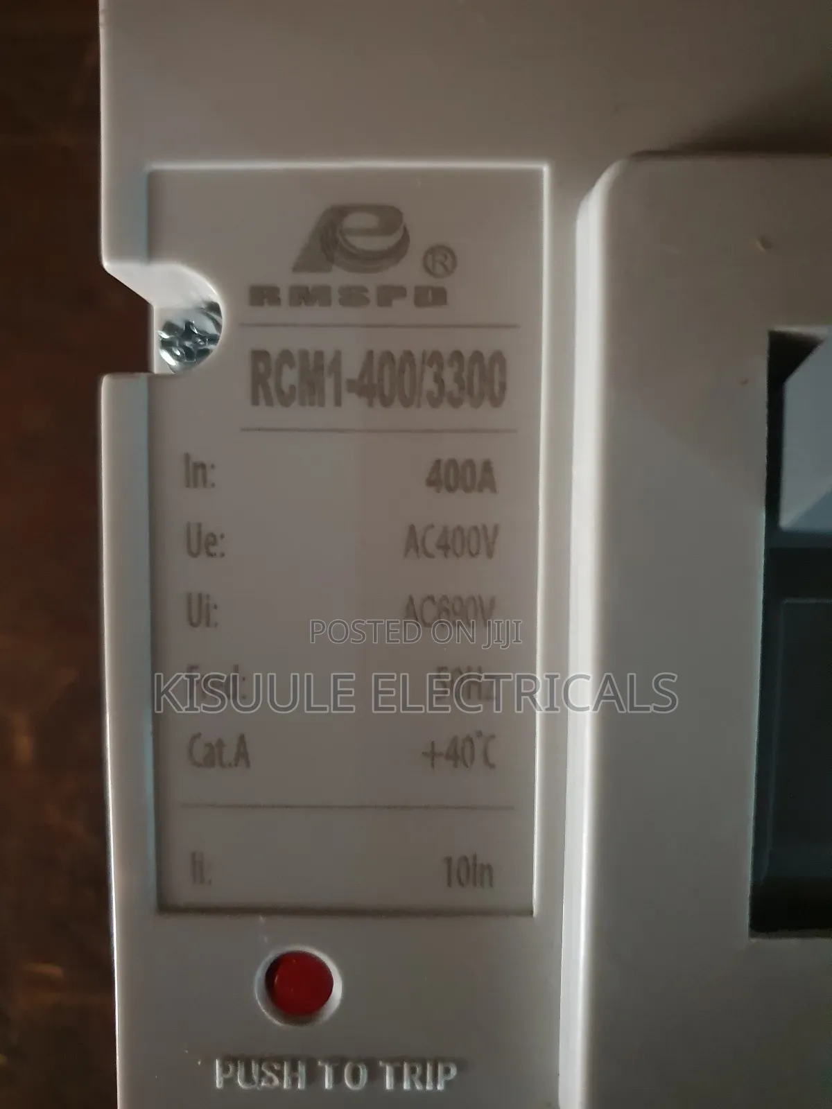 400a 3pole McCb 3phase Circuit Breaker