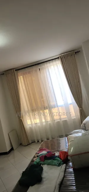 Cream Full House Curtains Per Metre