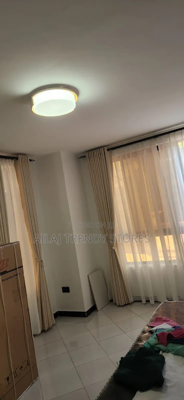 Cream Full House Curtains Per Metre