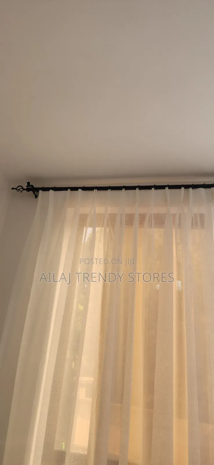 Cream Full House Curtains Per Metre