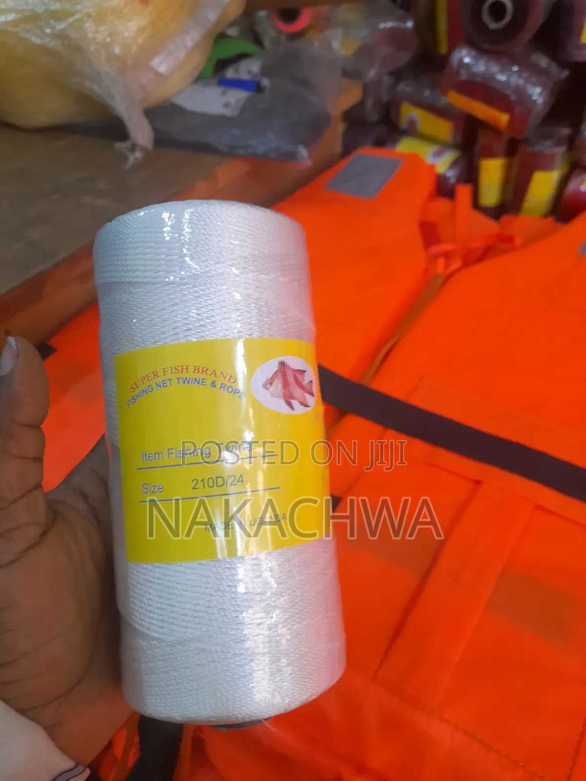 Fishing Net Twine And Rope Size 24 With 50 Pieces