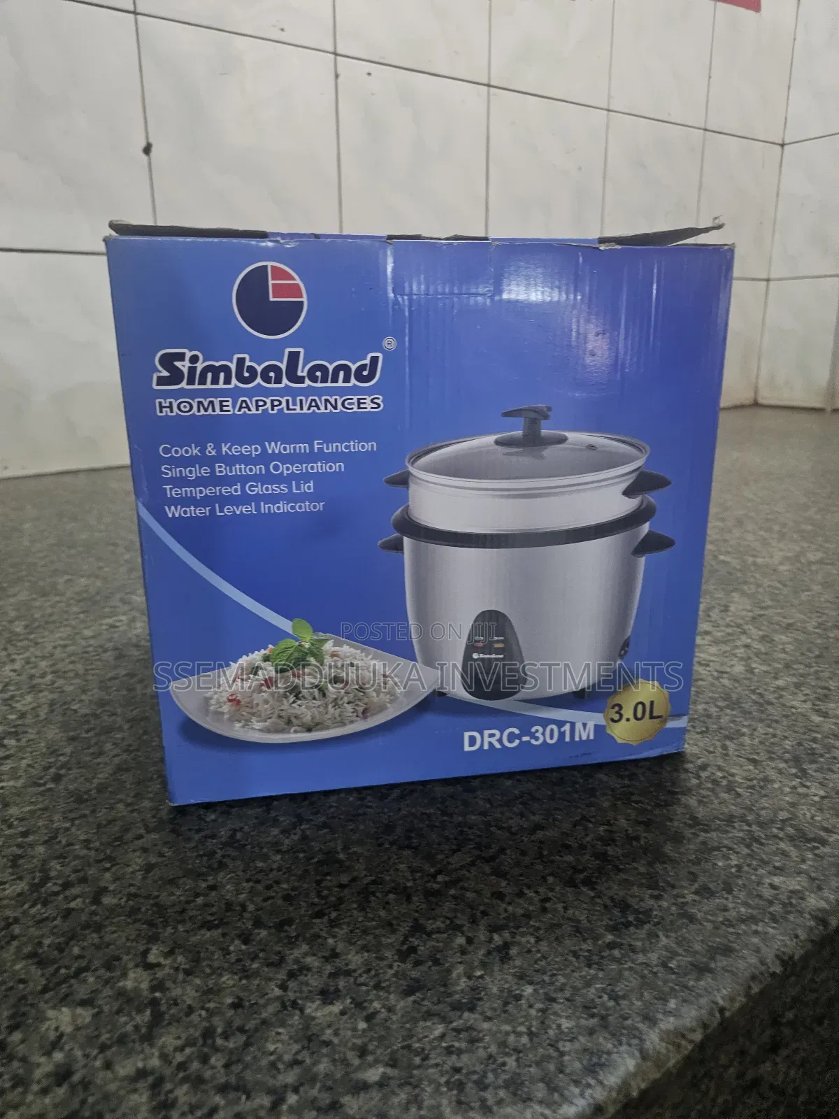 Simbaland DRS -301m 3.0l Electric Rice Cooker