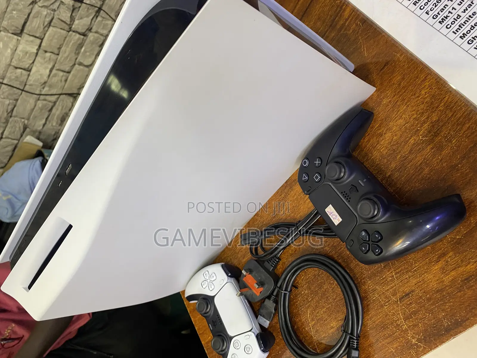 High Performance Ps5: 2 Controllers, 3 Games, Cables Included