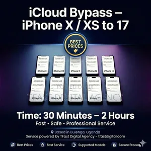 iPhone Icloud Bypass Service: X, Xr, 11, 12, 13, 14, 15, 16, 17