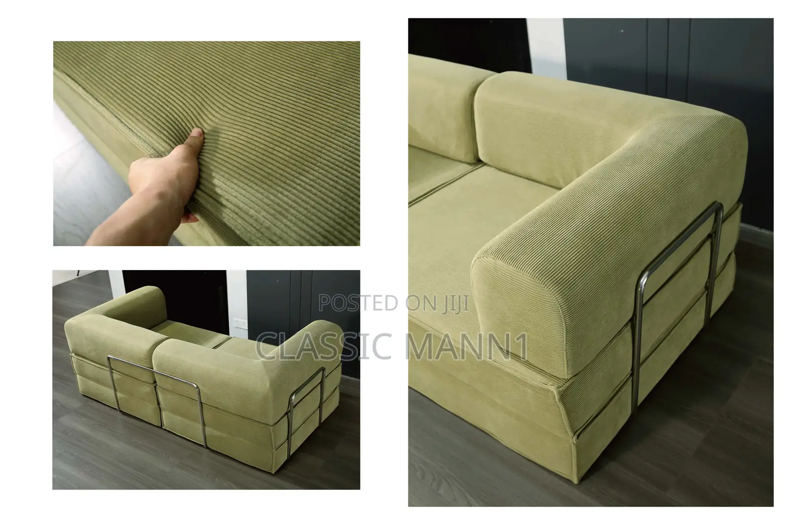 Modern Folding Sofa Bed (2-Seater Convertible)