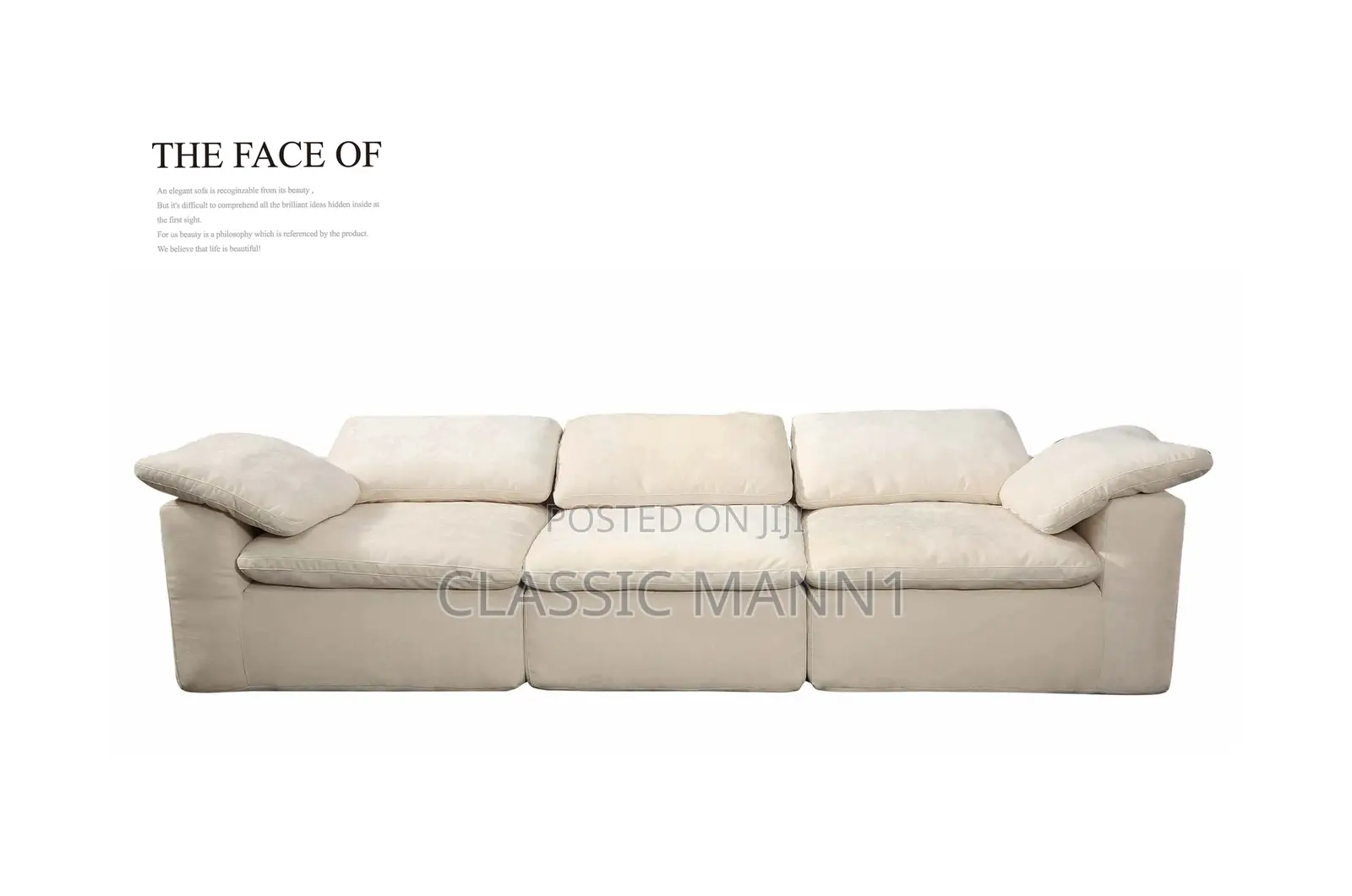 Compressed Sofa Large Double Chaise Lounge Couch