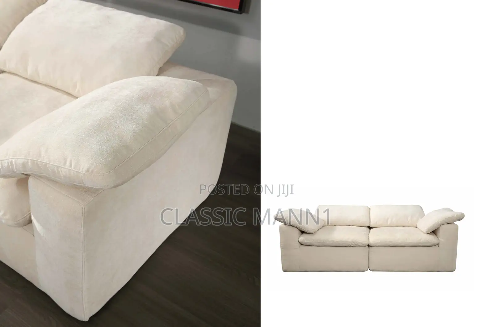 Compressed Sofa Large Double Chaise Lounge Couch
