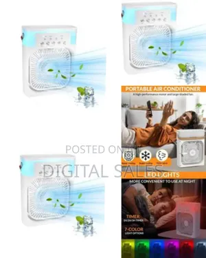 Personal Air Desk Top Cooler/ Humidifier With 7 Color Light