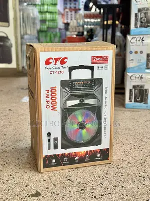 CTC Ct-1210 12-Inch Rechargeable TWS Speaker.