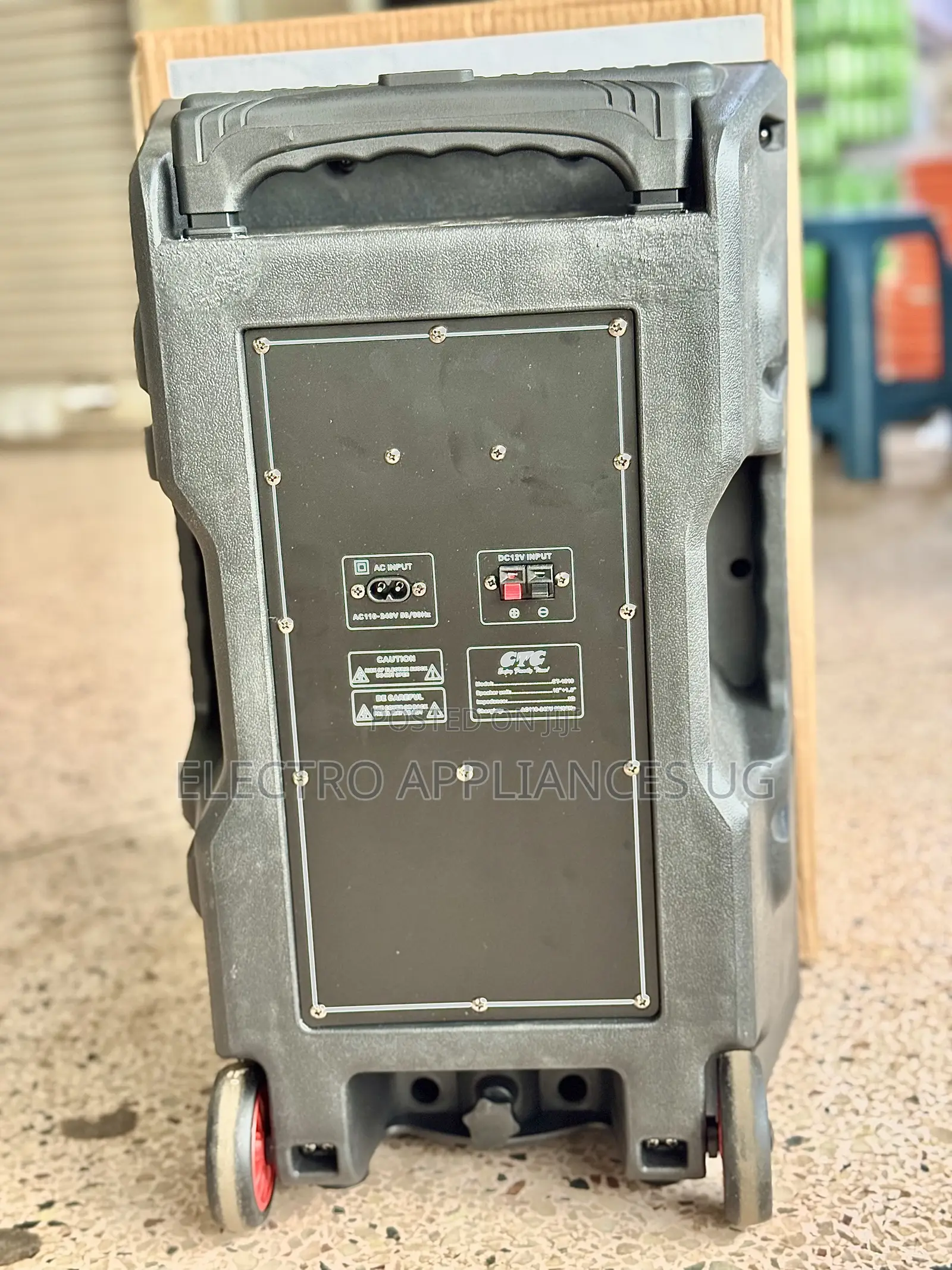 CTC Ct-1210 12-Inch Rechargeable TWS Speaker.