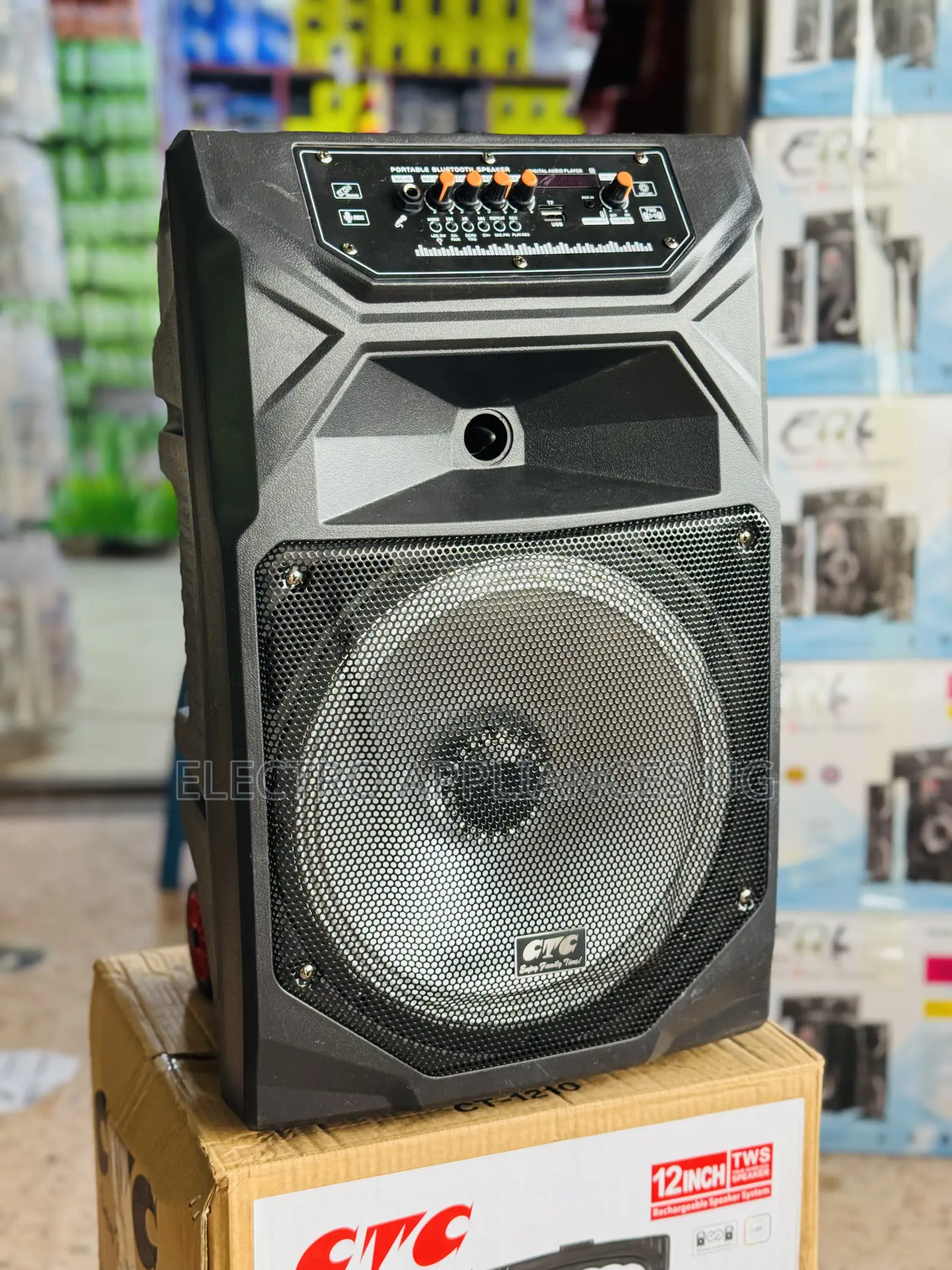 CTC Ct-1210 12-Inch Rechargeable TWS Speaker.