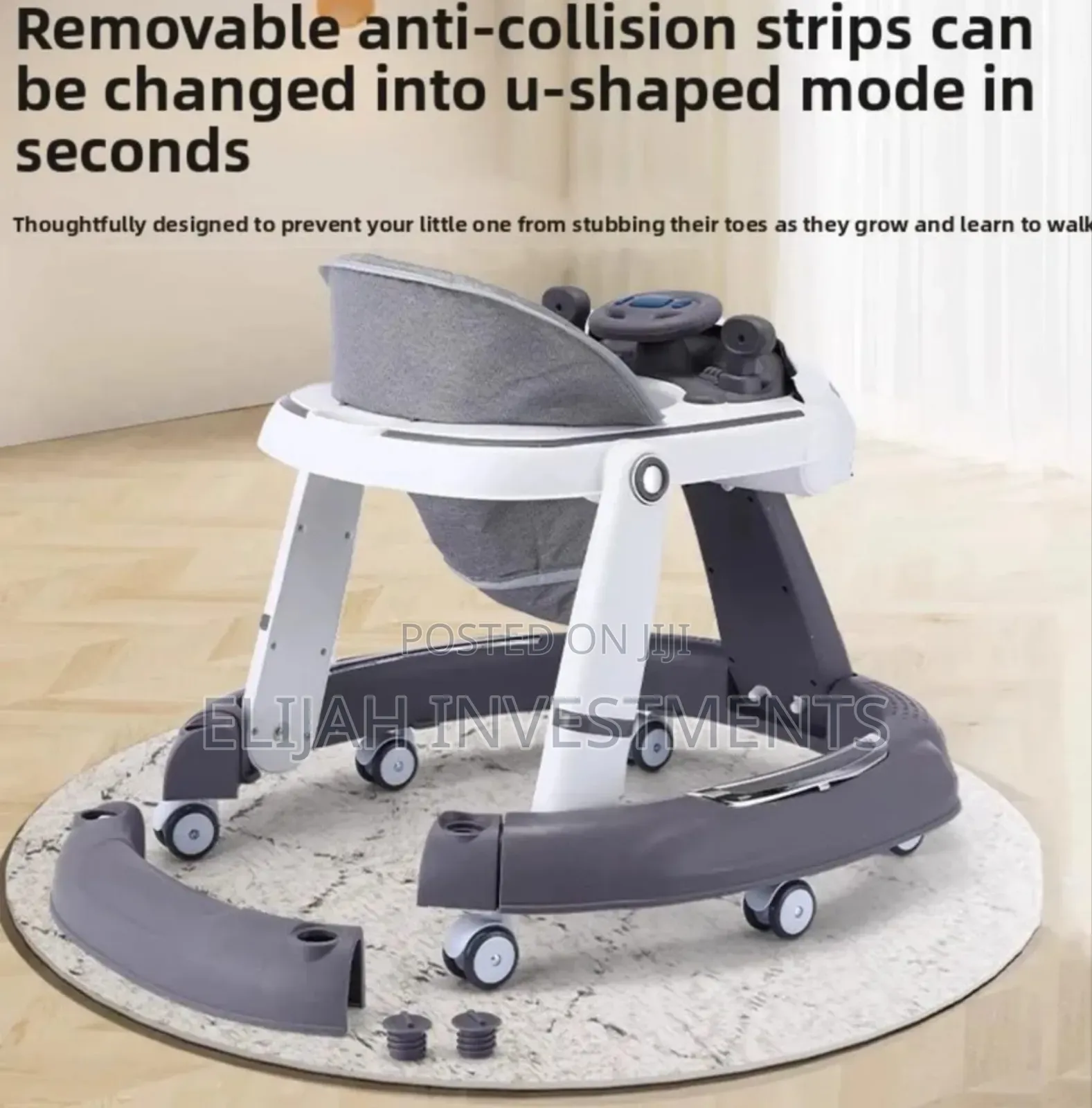 Babyai Car-Shaped Baby Walker