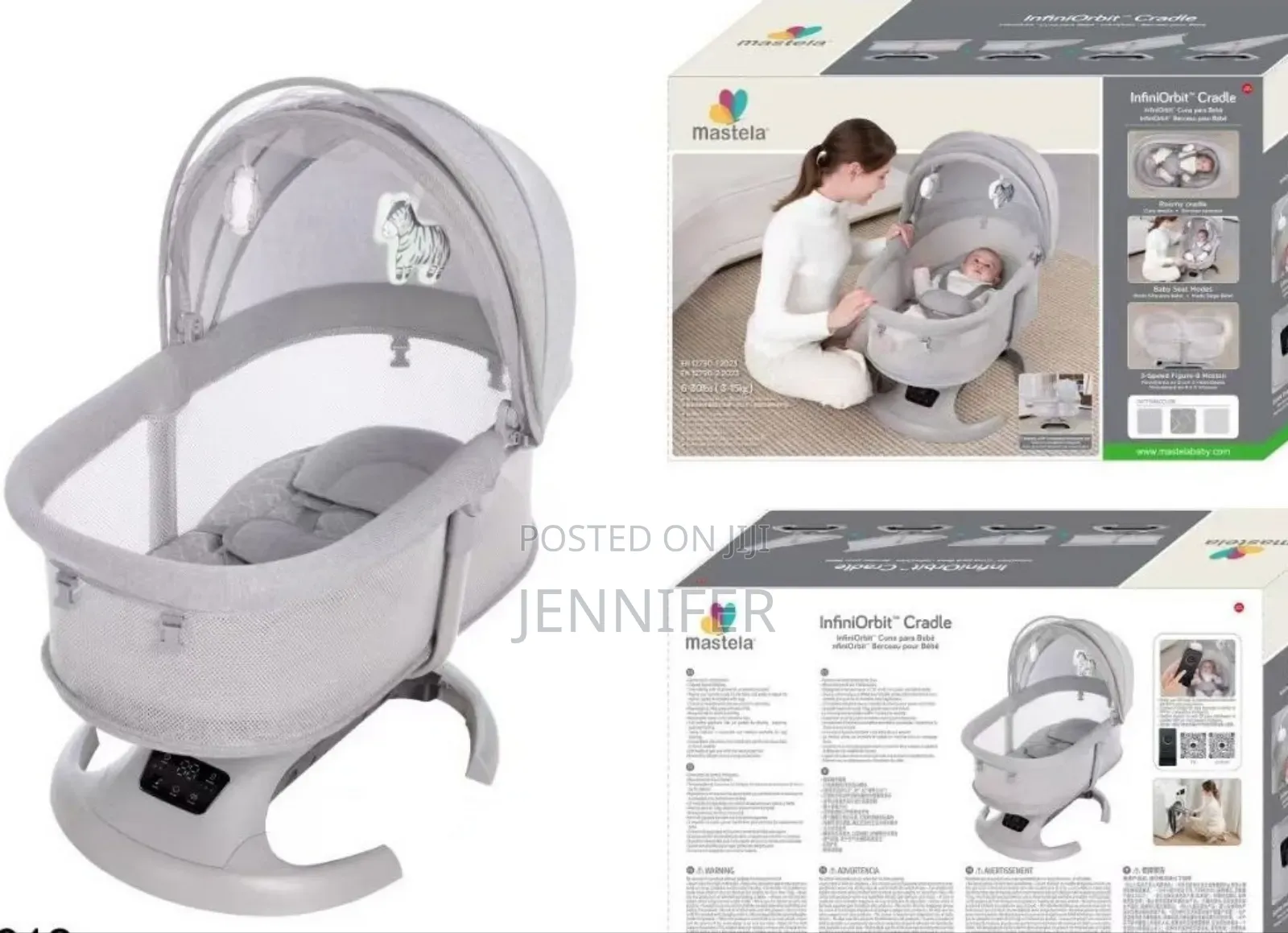 Mastela Infini Orbit Cradle or Electric Baby Swing/Rocker.