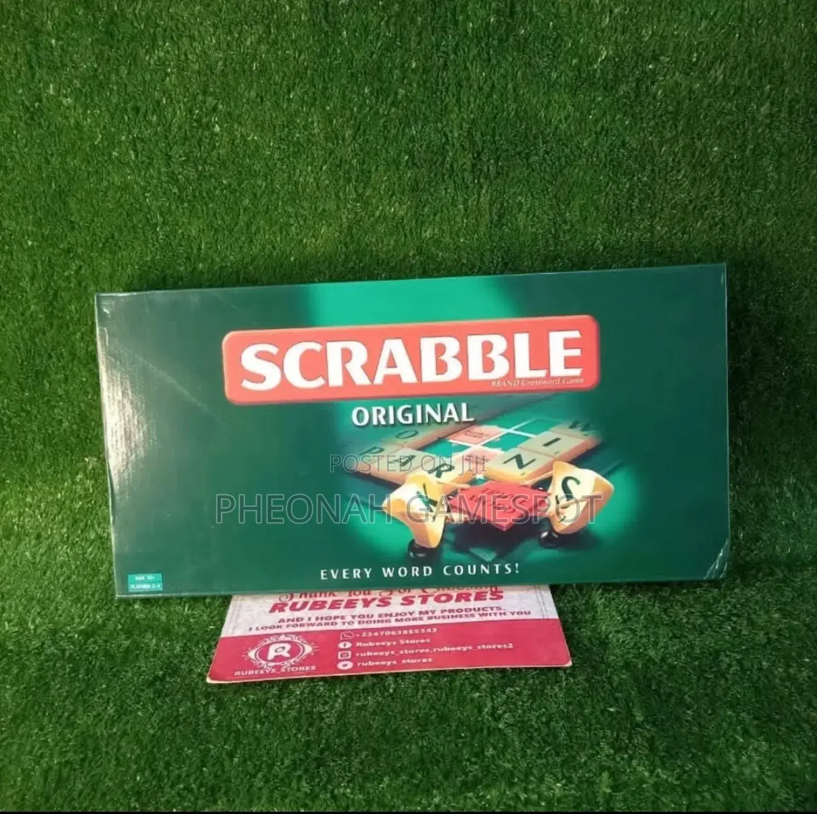 Brand New Scrabble Set: Original Set for Original Thinkers, Buy Now.
