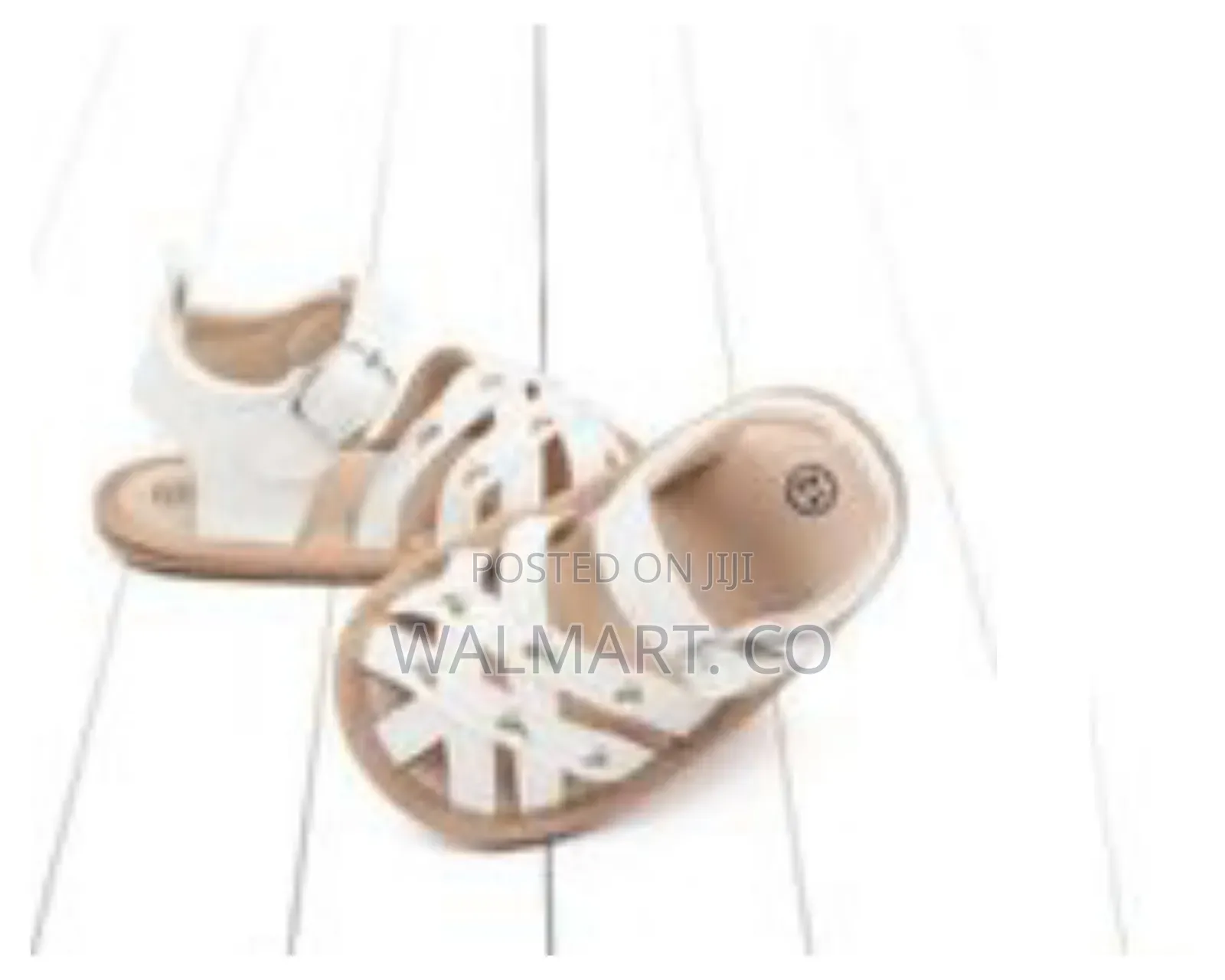 Cris Cross Baby Sandals With Floral Embroidery-Multicolor