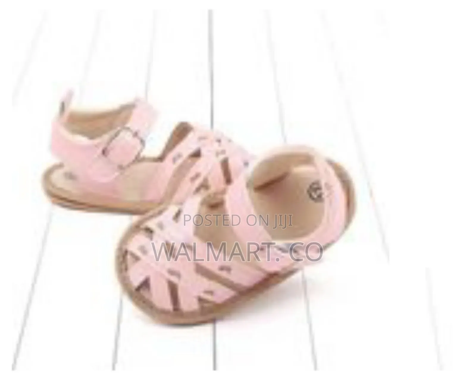 Cris Cross Baby Sandals With Floral Embroidery-Multicolor