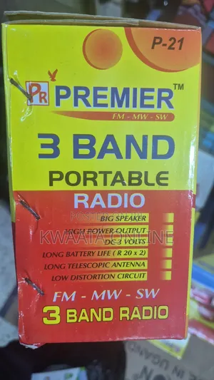 Radio Antenna Sound Am Fm 3 Band Analog Vintage Battery Powered