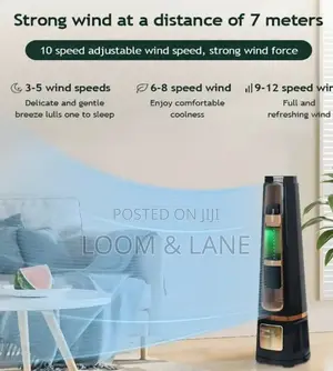 Boma 5 in 1 Bladeless Fan With Remote Control