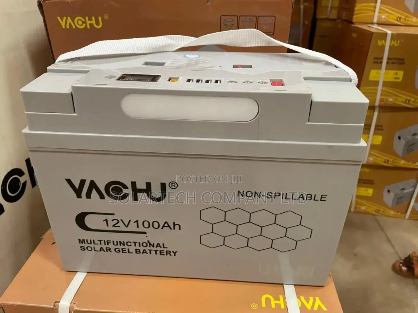 Yachu 12v 100ah Integrated Solar Battery Unit
