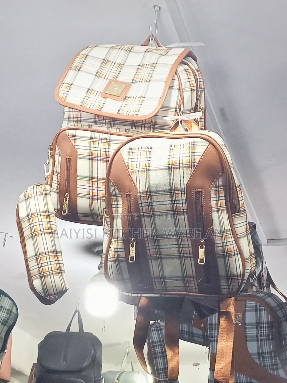 3-Piece Backpack Travel Bag for Students Adults Durable, Stylish M