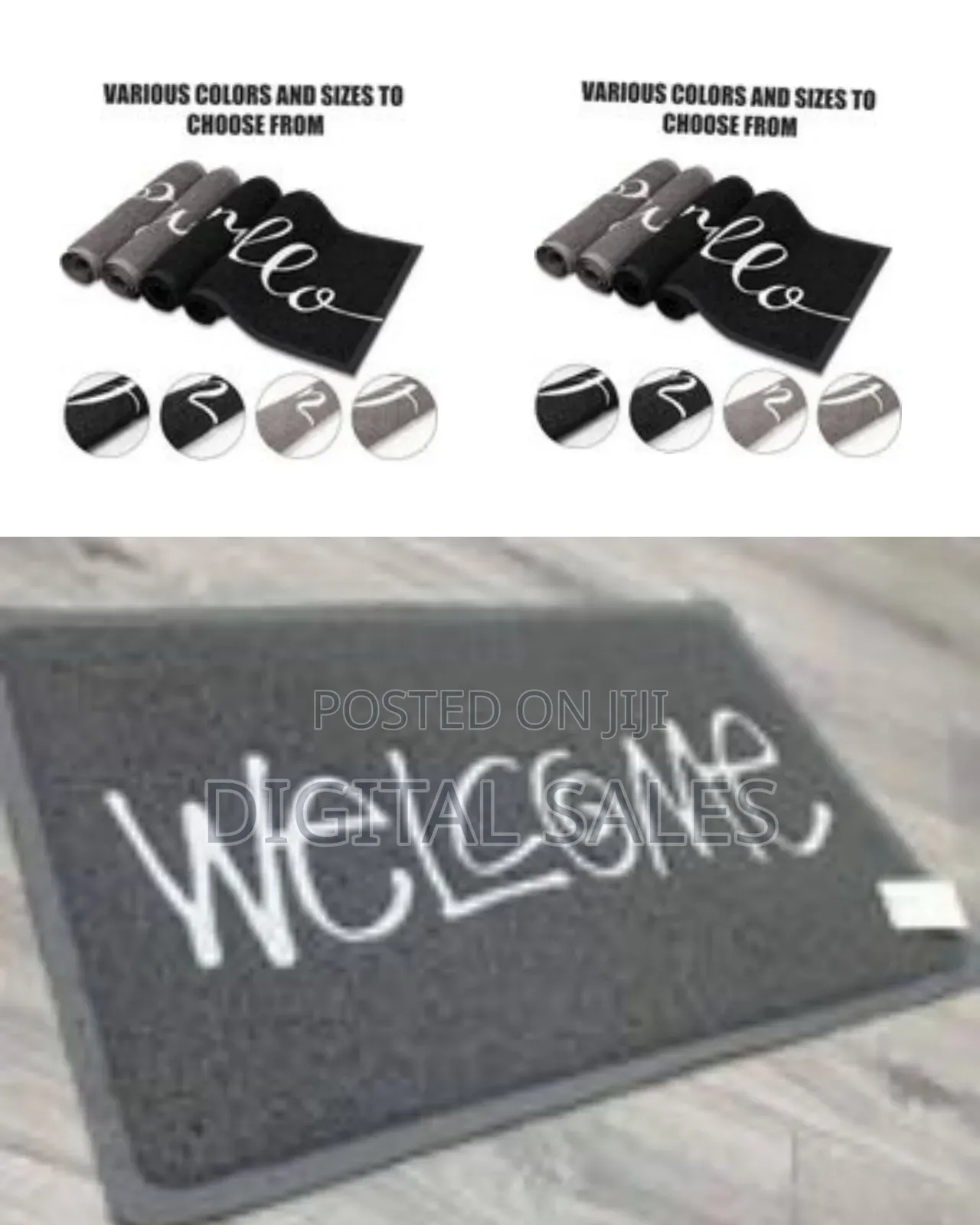 Welcome Doormat for Indoor and Outdoor