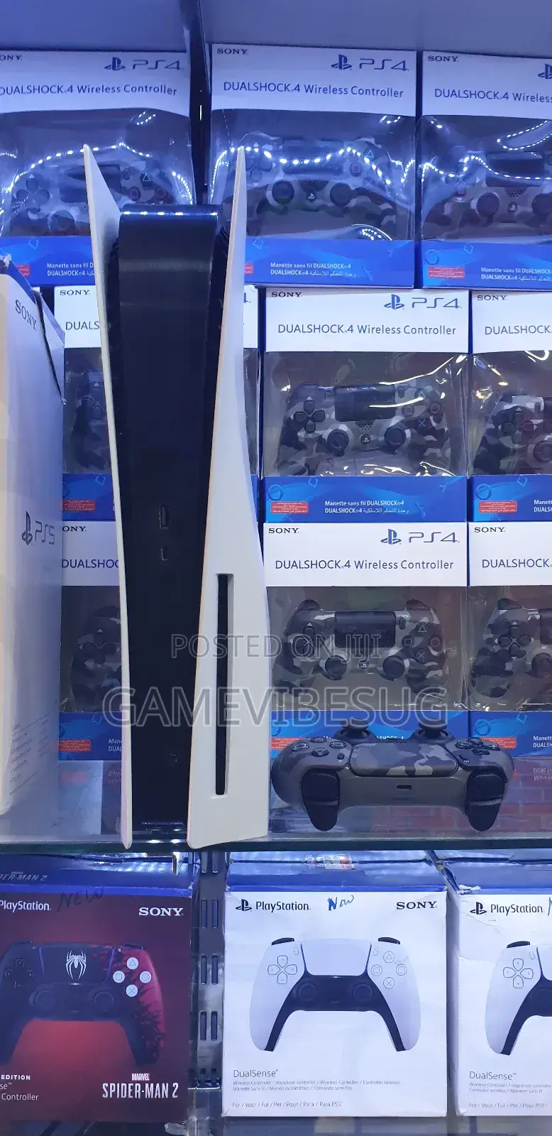 Ps5 Disc Edition Console - 2 Controllers, 10 Games, Hdmi