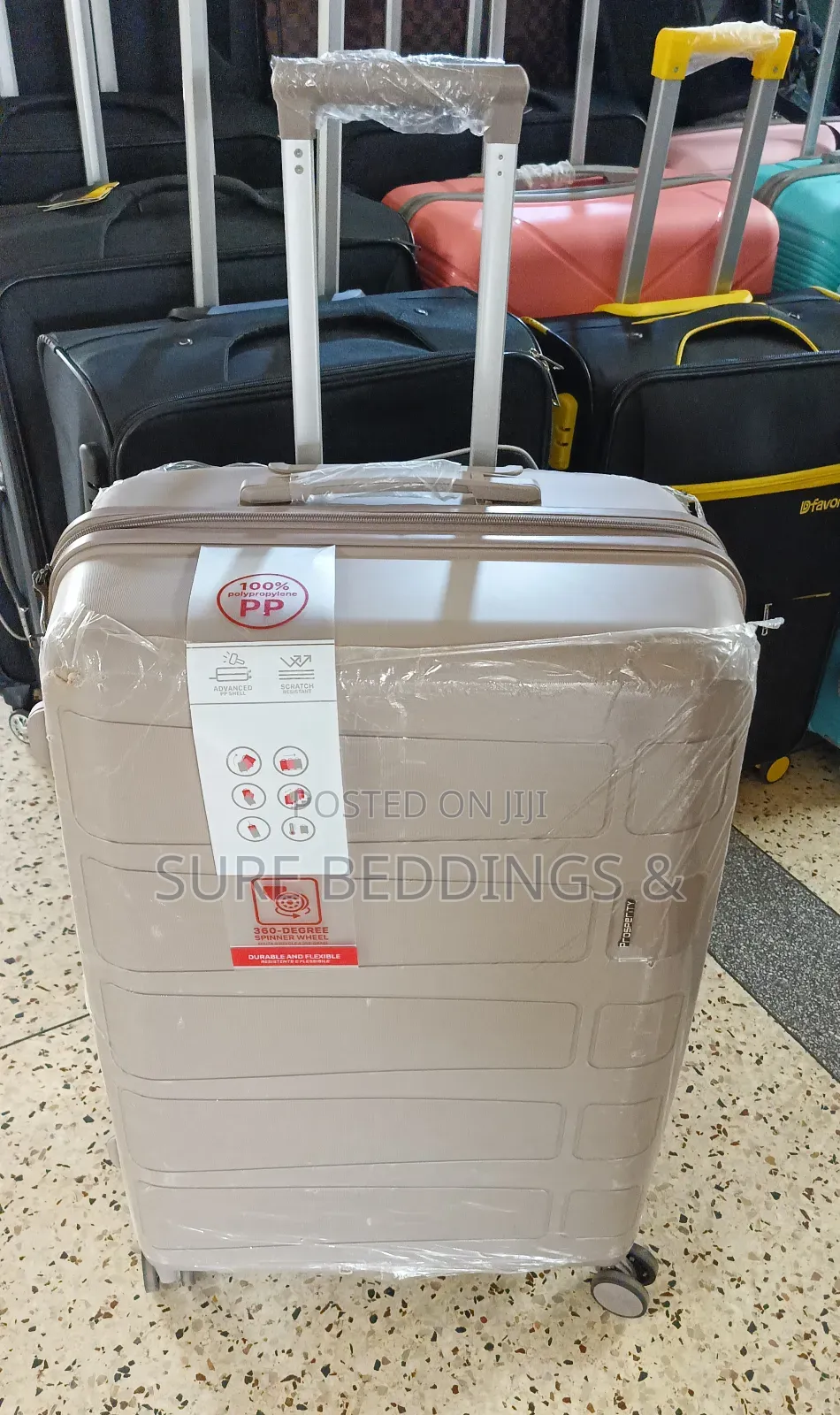 Poly Big Rubber Suitcase