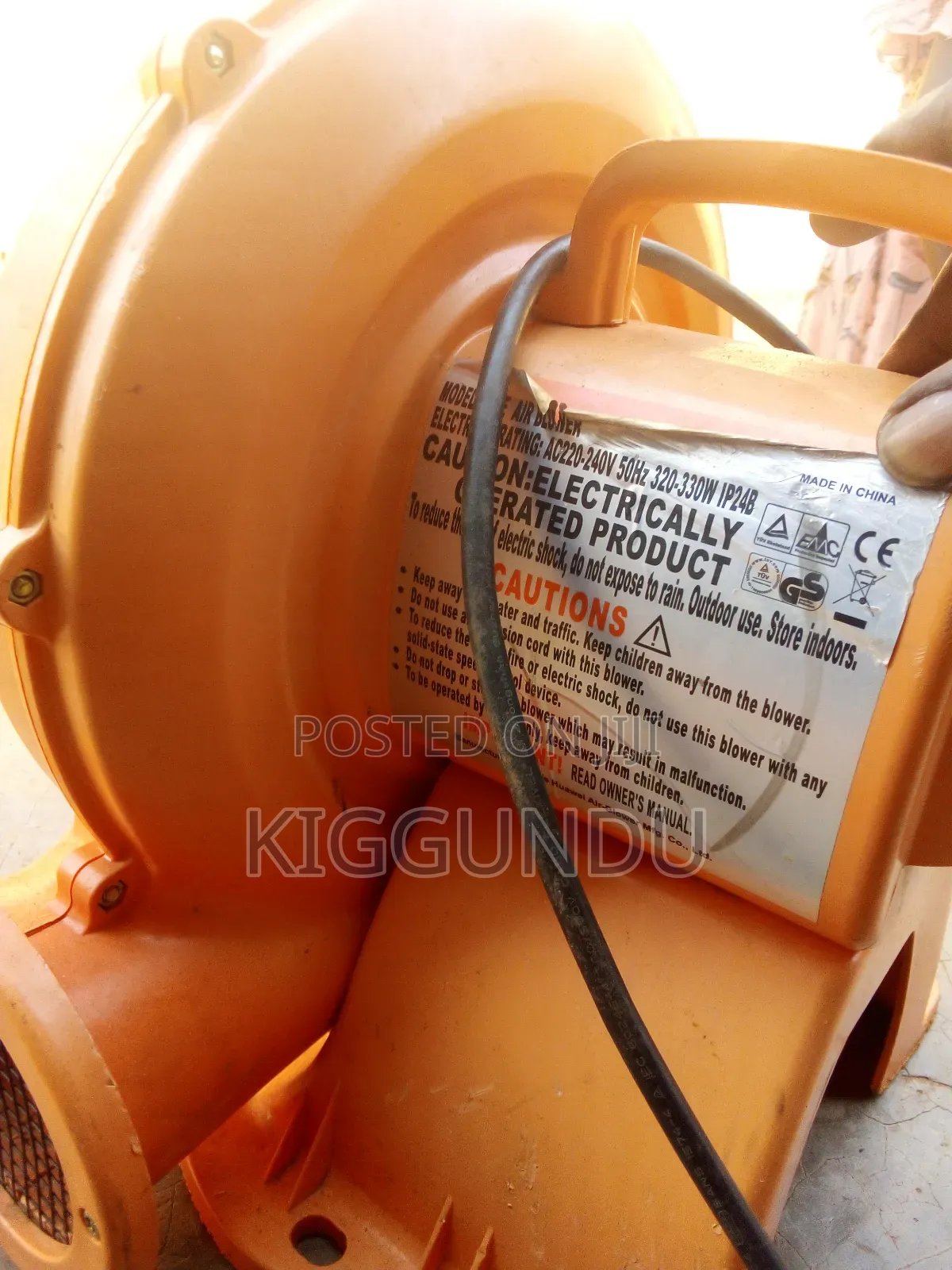 Air Blower for Bouncing Castles