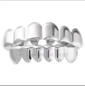 Classic Fashion 6/6 Teeth Grillz Hip Hop Gold Plated