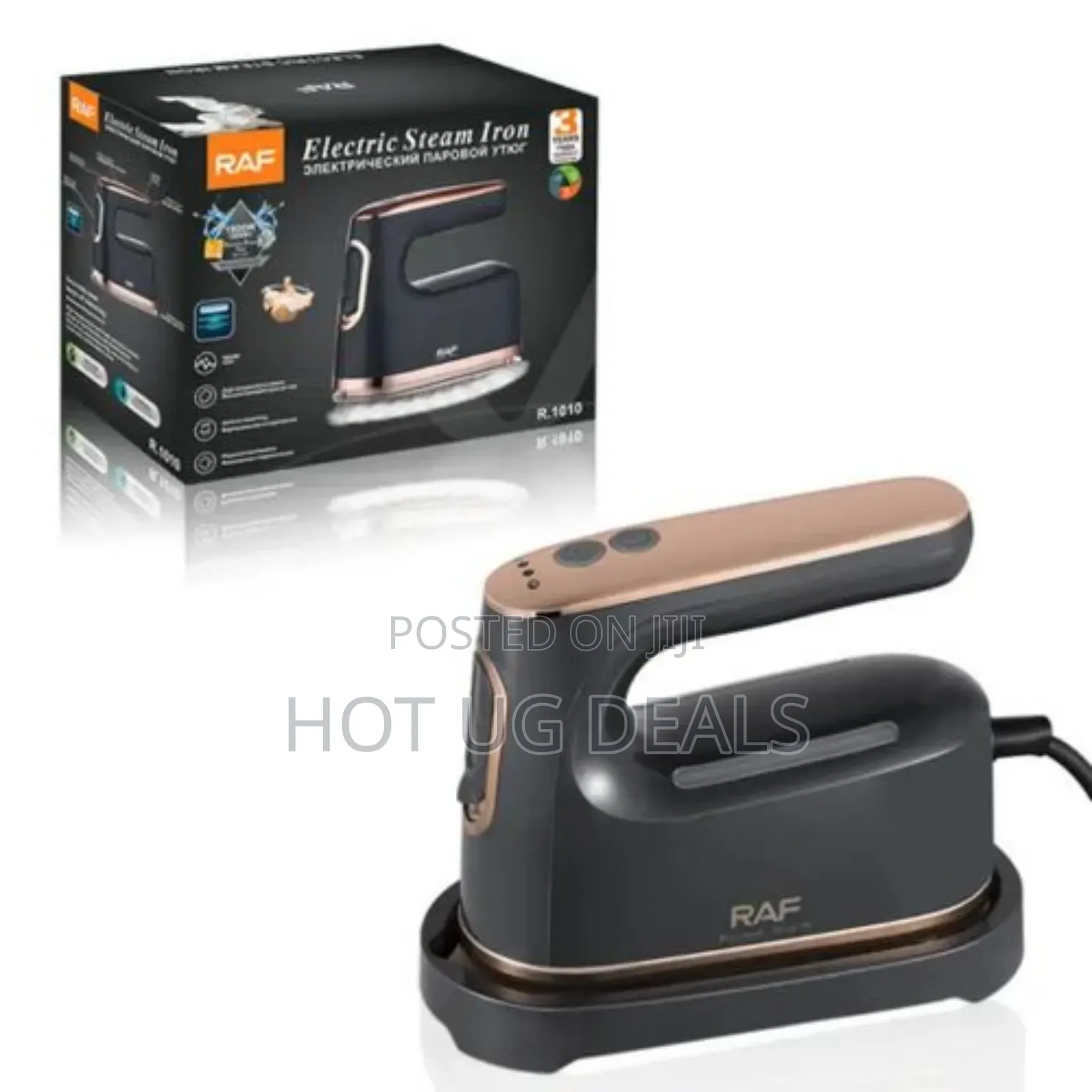 Raf Mini Electric Portable Travel Steam Iron - Multicolor